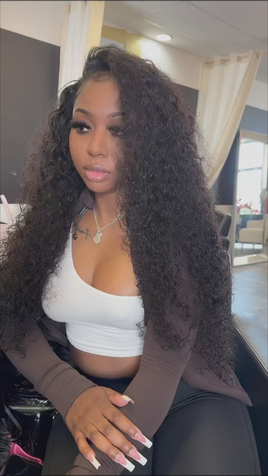 Deep Curly Natural Pre-plucked Wigs